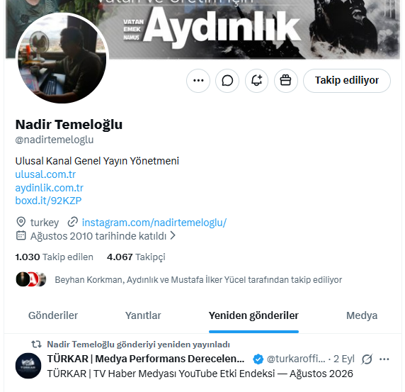 Nadir Temeloğlu — X